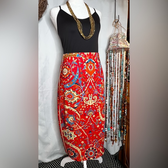 NWT Gretchen Scott Jersey Pencil Skirt - Magic Carpet - Picture 5 of 10